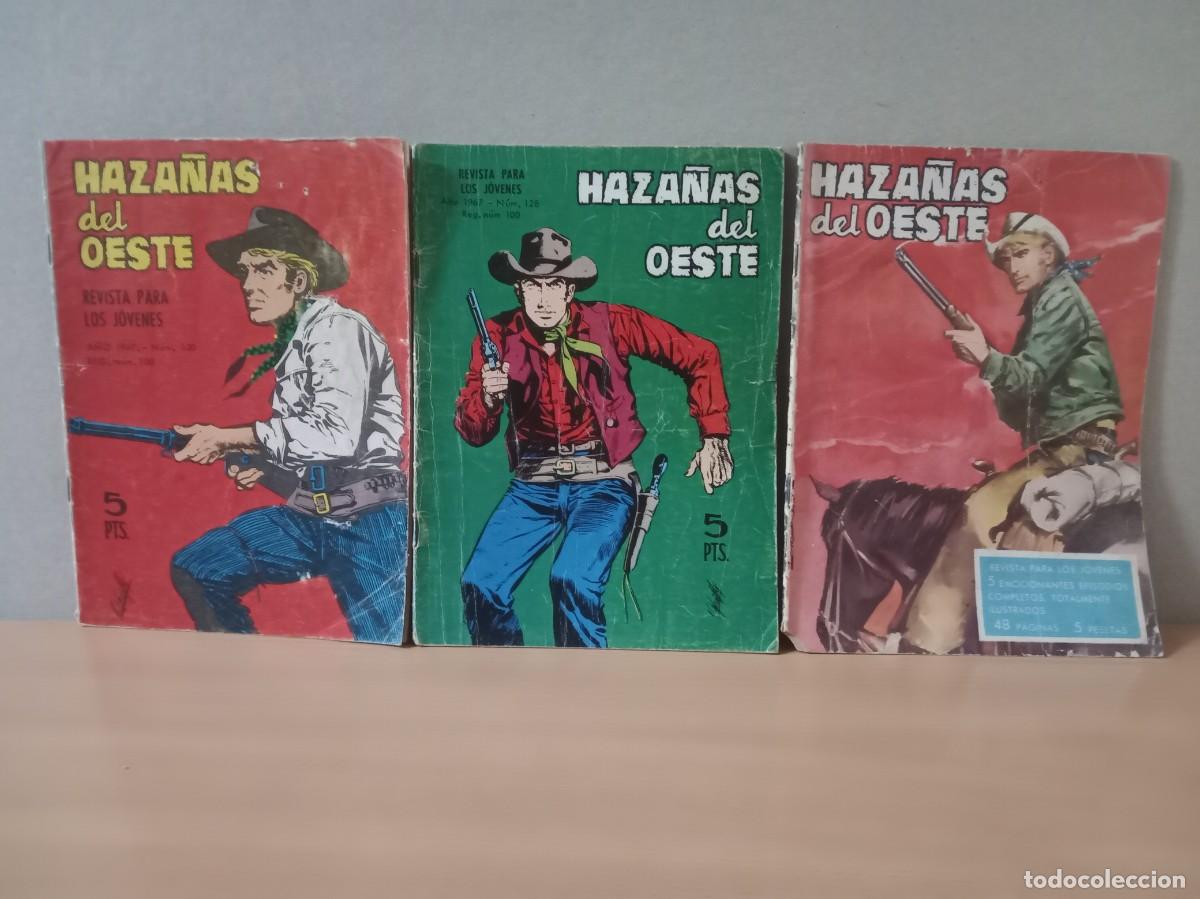 Tebeos: LOTE DE 3 TEBEOS &rdquo;HAZA&Ntilde;AS DEL OESTE&rdquo; - Foto 1