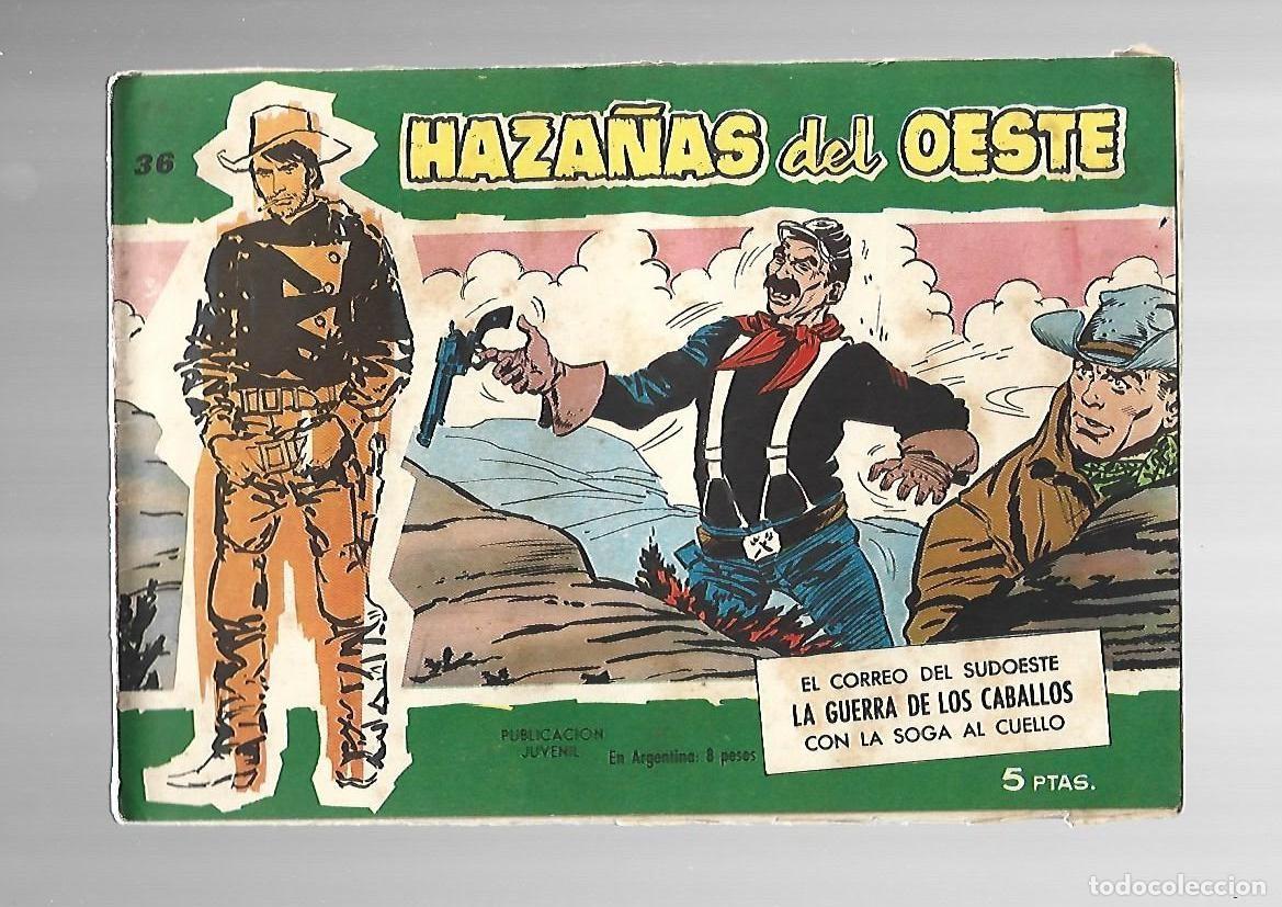 Tebeos: Haza&ntilde;as del oeste 36, 1960, Toray, buen estado - Foto 1
