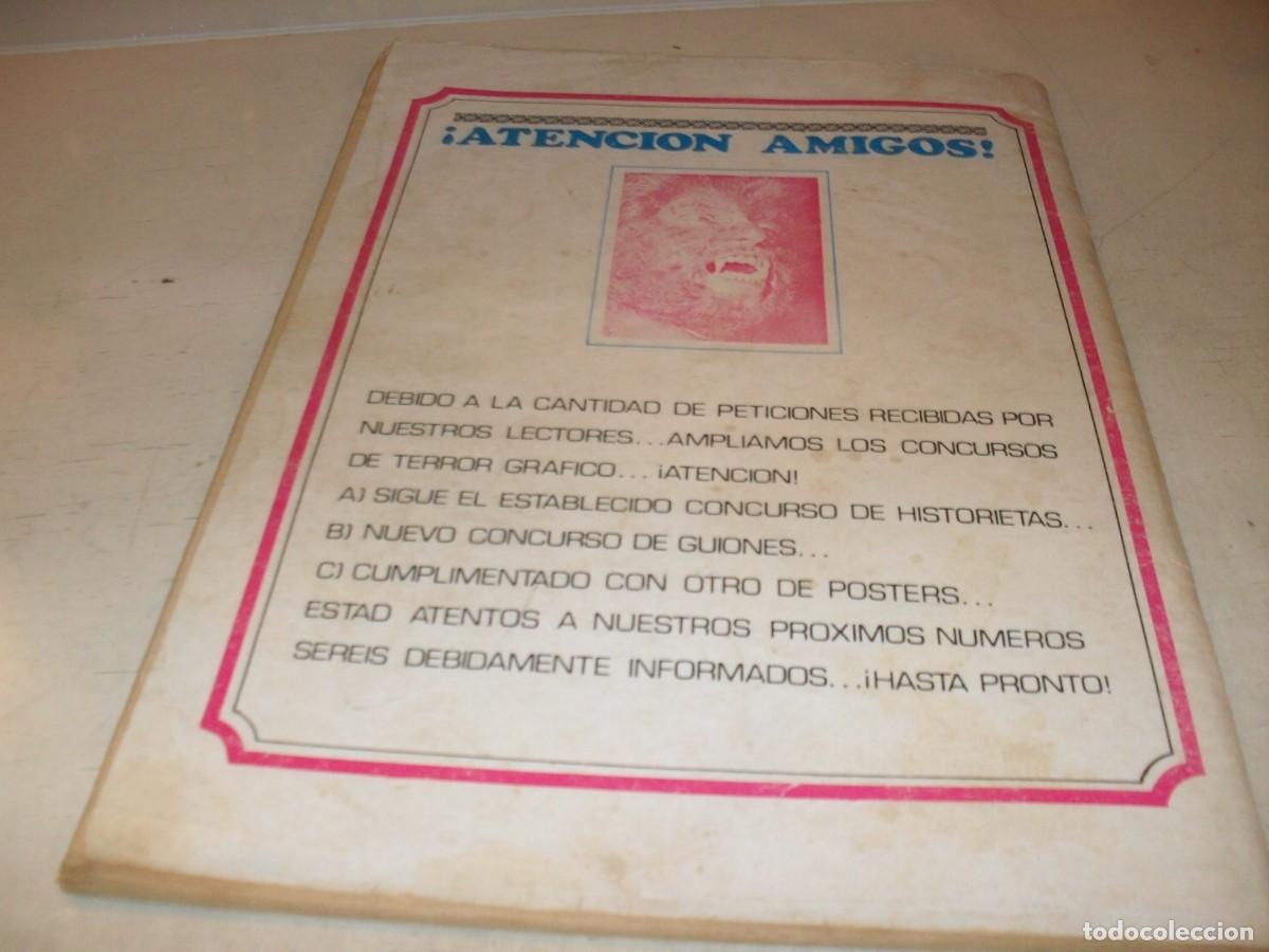 Tebeos: TERROR GRAFICO N&ordm; 4,SIN EL POSTER,DE 13.URSUS,1972 - Foto 2