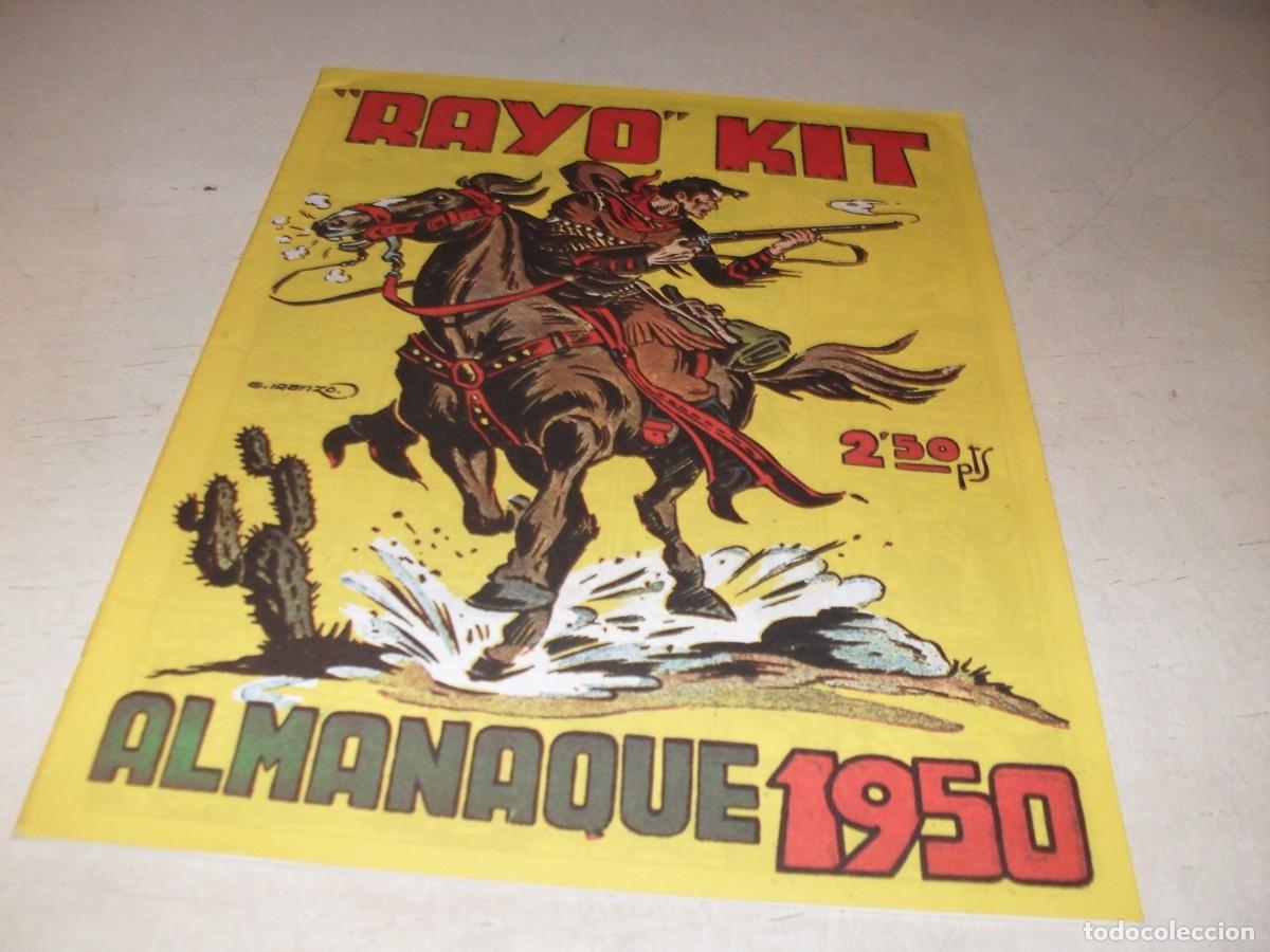 Tebeos: (FACSIMIL)RAYO KIT,ALMANAQUE PARA 1950.TORAY,1949 - Foto 1