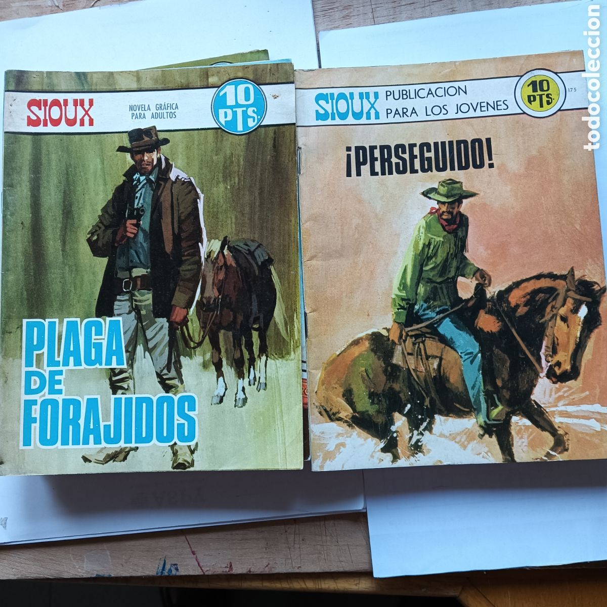 Tebeos: Novelas gr&aacute;ficas SIOUX LOTE DE 15NUM EDI.TORAY - Foto 2