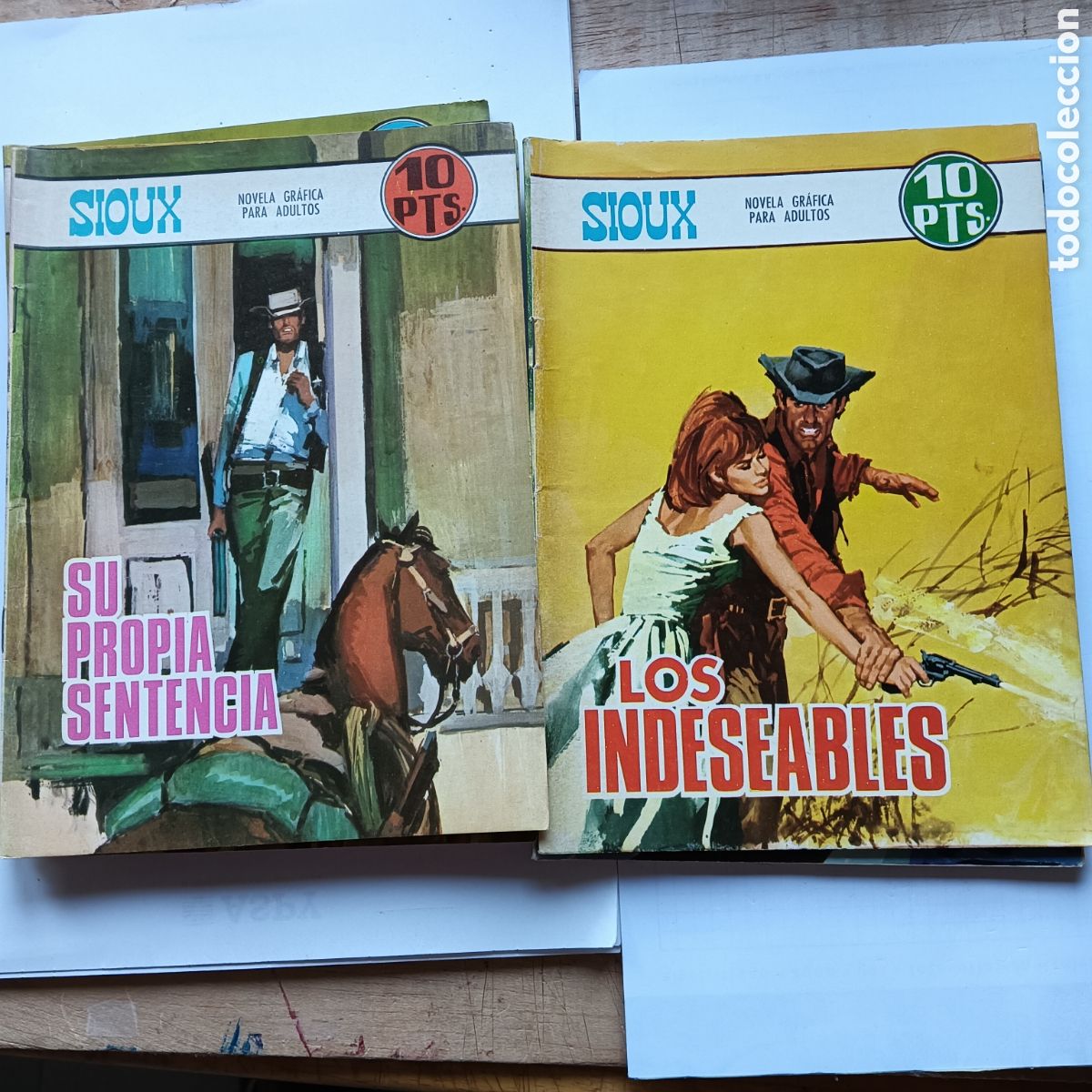 Tebeos: Novelas gr&aacute;ficas SIOUX LOTE DE 15NUM EDI.TORAY - Foto 4