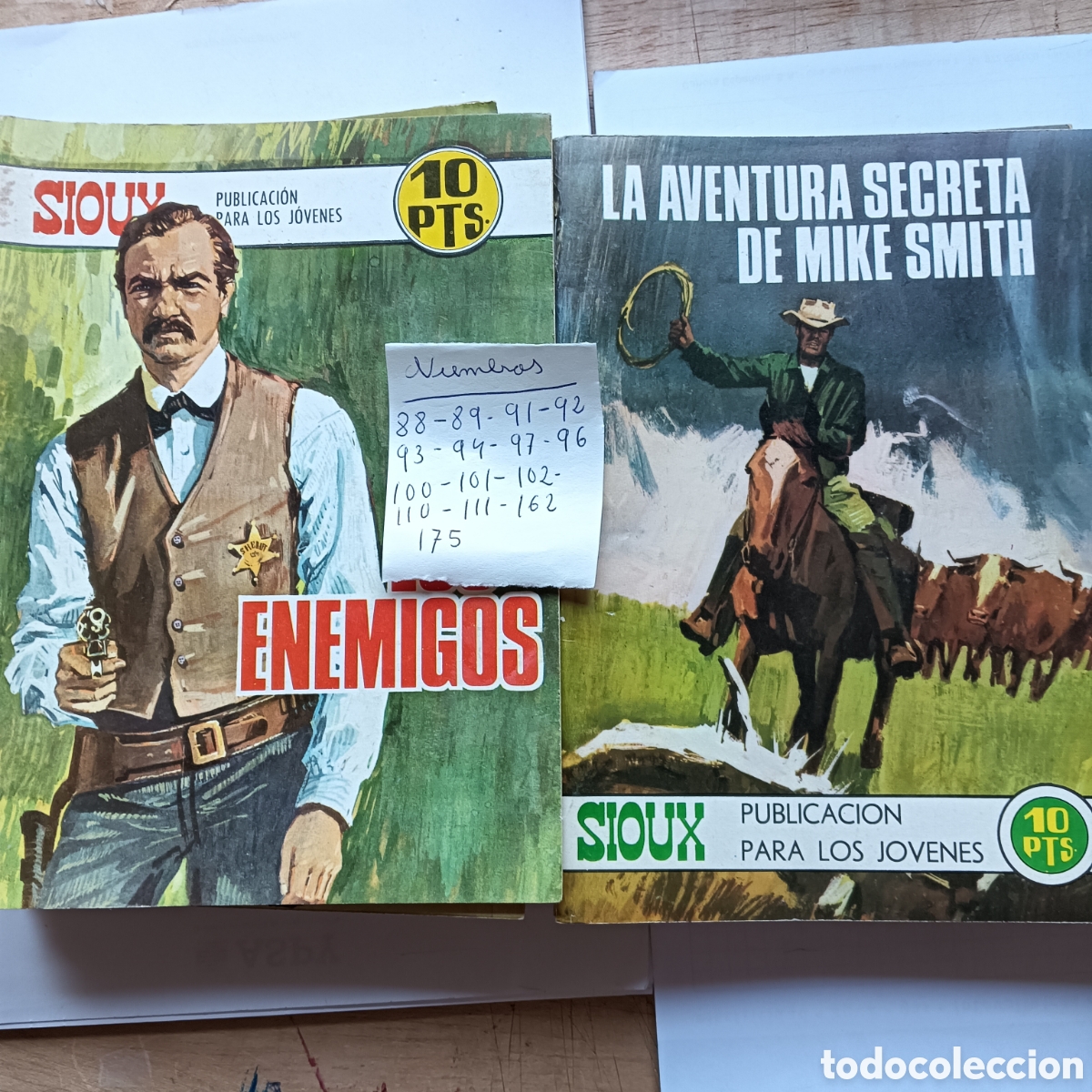 Tebeos: Novelas gr&aacute;ficas SIOUX LOTE DE 15NUM EDI.TORAY - Foto 1