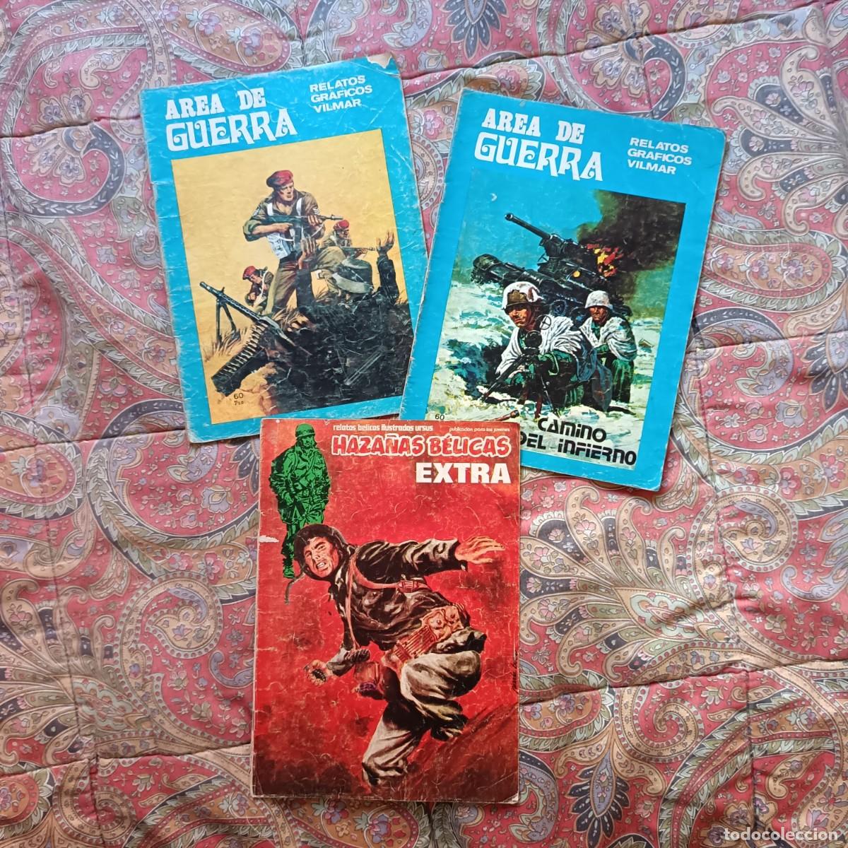Tebeos: LOTE COMICS AREA DE GUERRA Y HAZA&Ntilde;AS BELICAS - Foto 1