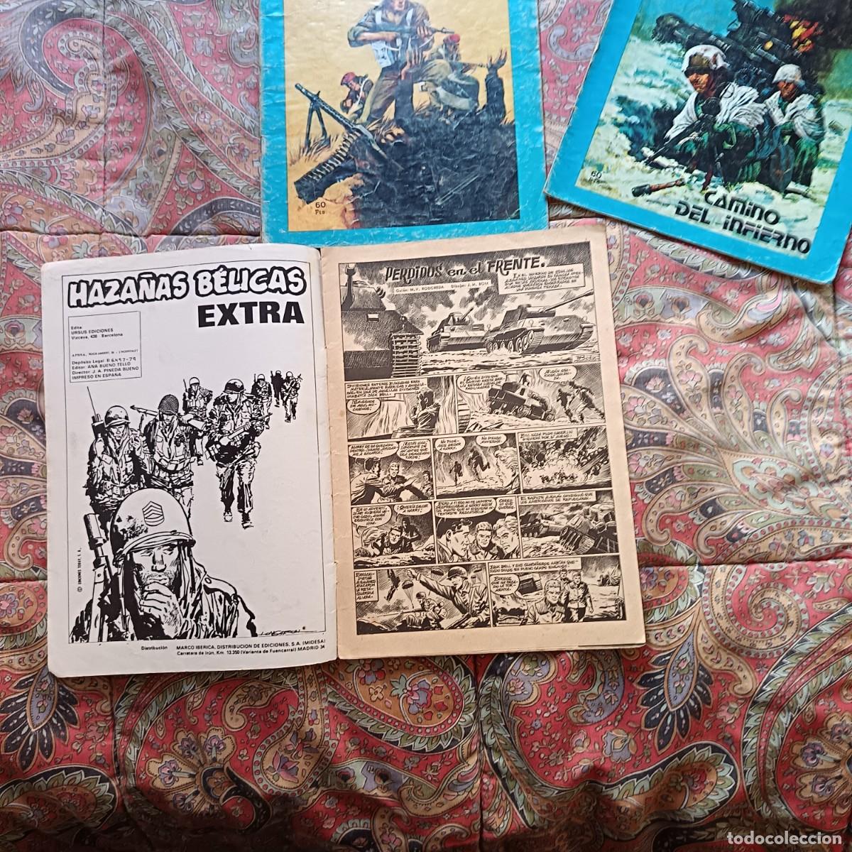 Tebeos: LOTE COMICS AREA DE GUERRA Y HAZA&Ntilde;AS BELICAS - Foto 2
