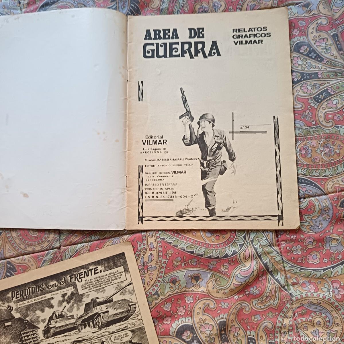 Tebeos: LOTE COMICS AREA DE GUERRA Y HAZA&Ntilde;AS BELICAS - Foto 3