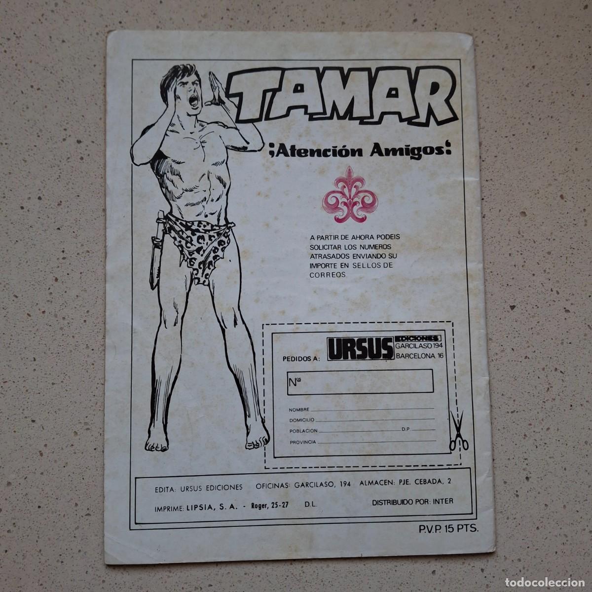 Tebeos: TAMAR EL REY DE LA SELVA N&ordm; 10 - EDICIONES TORAY - COMIC - Foto 2
