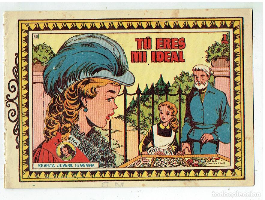Tebeos: AZUCENA. N&ordm; 40. T&Uacute; ERES MI IDEAL. EDITORIAL TORAY. (C/A3) - Foto 1
