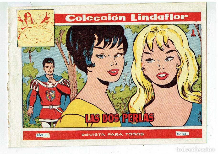 Tebeos: COLECCI&Oacute;N LINDAFLOR. N&ordm; 184. LAS DOS PERLAS. EDITORIAL TORAY. (C/A3) - Foto 1