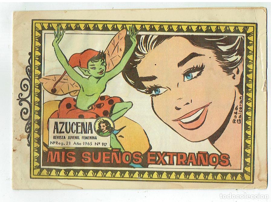Tebeos: COLECCI&Oacute;N AZUCENA. N&ordm; 917. MIS SUE&Ntilde;OS EXTRA&Ntilde;OS. TORAY. (C/A3) - Foto 1