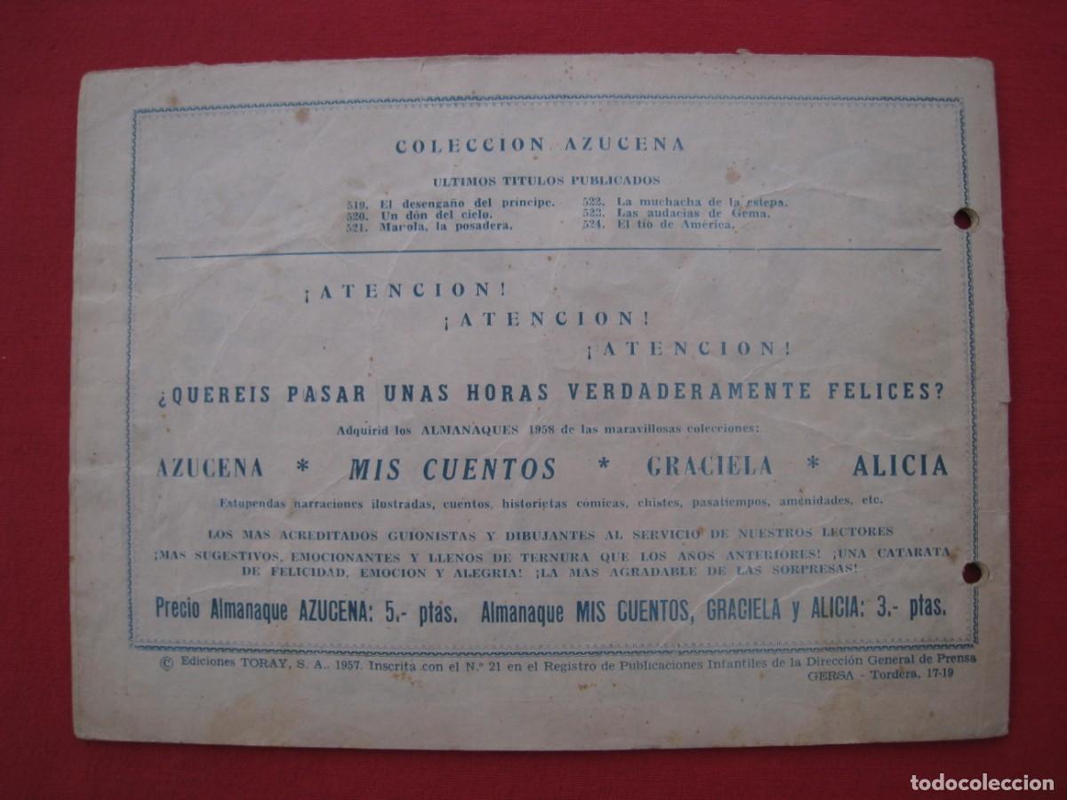 Tebeos: AZUCENA - N&ordm; 524 - EL TIO DE AMERICA - EDICIONES TORAY. - Foto 10