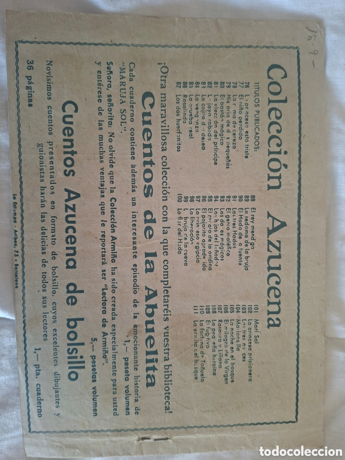 Tebeos: Coleccion Azucena numero 111 - Foto 2
