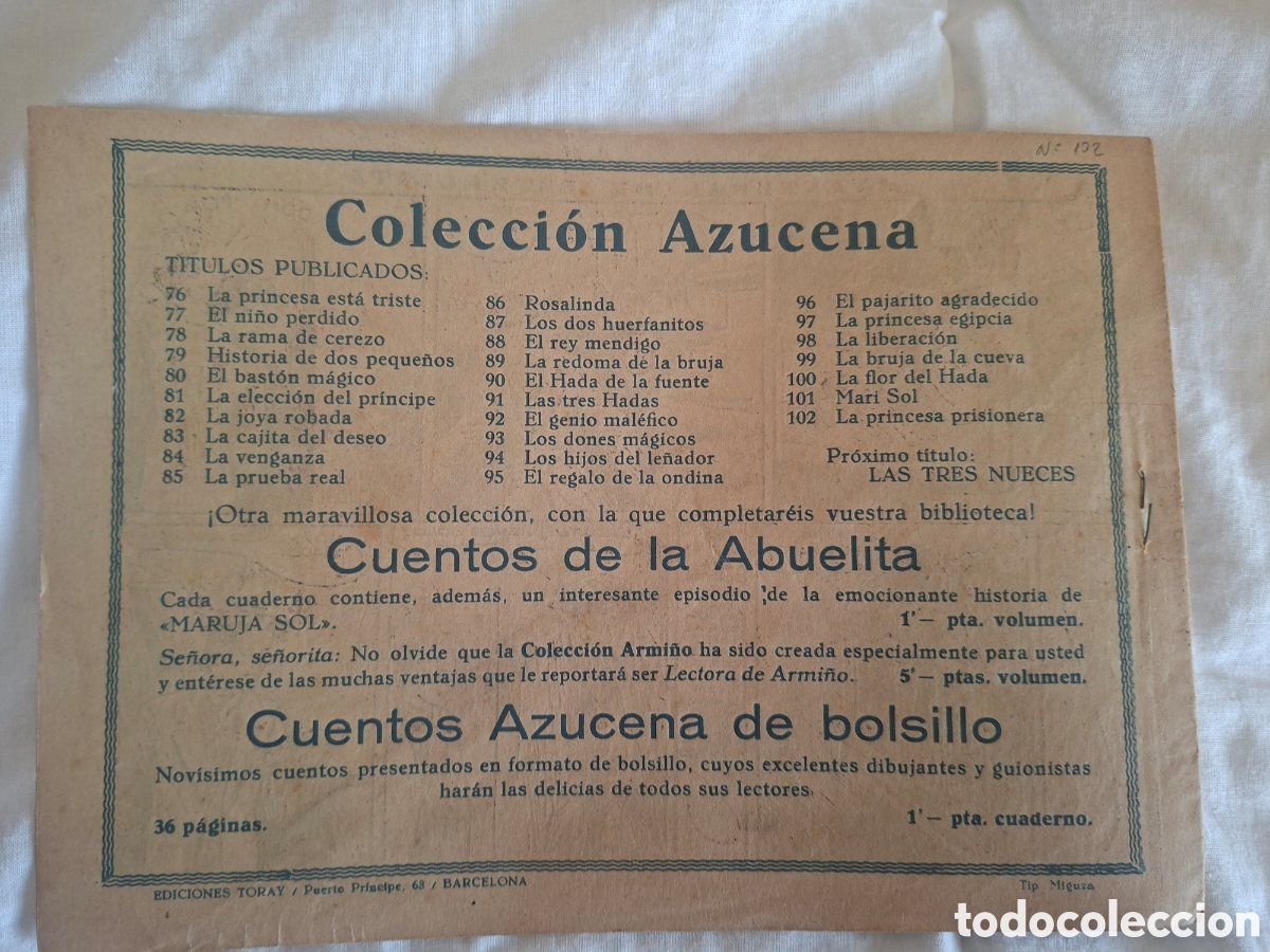 Tebeos: Coleccion Azucena n&uacute;mero 102 - Foto 2