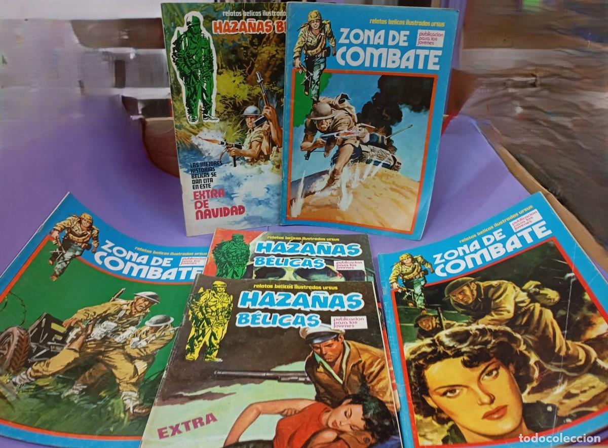 Tebeos: ZONA DE COMBATE - HAZA&Ntilde;AS B&Eacute;LICAS- LOTE 6 C&Oacute;MICS - Foto 1