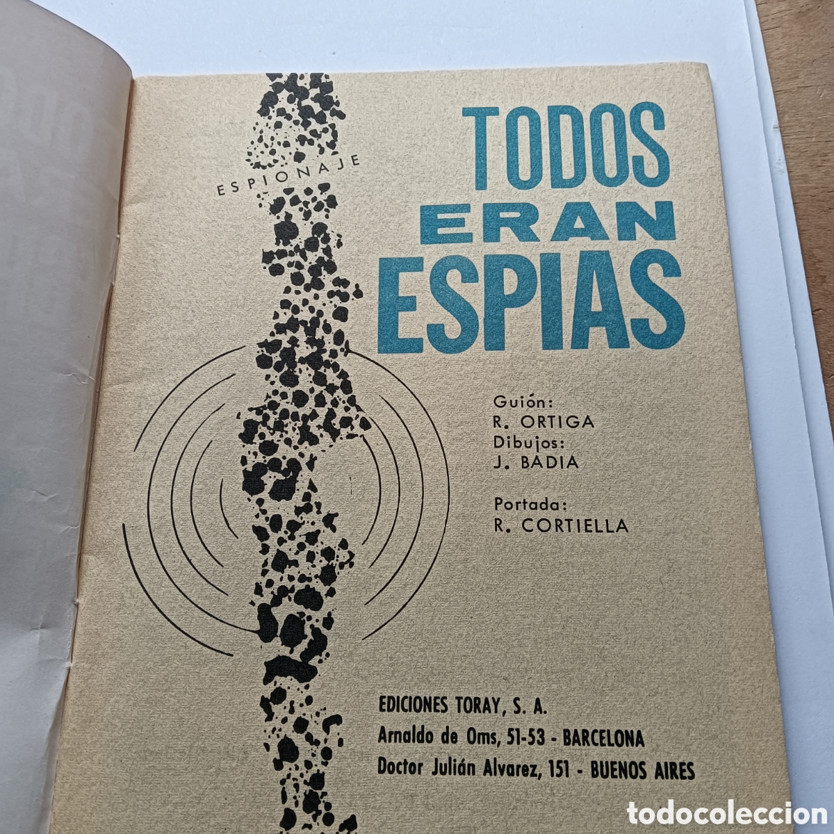 Tebeos: ESPIONAJE N&Uacute;M 72 &Uacute;LTIMO EDI.TORAY - Foto 3