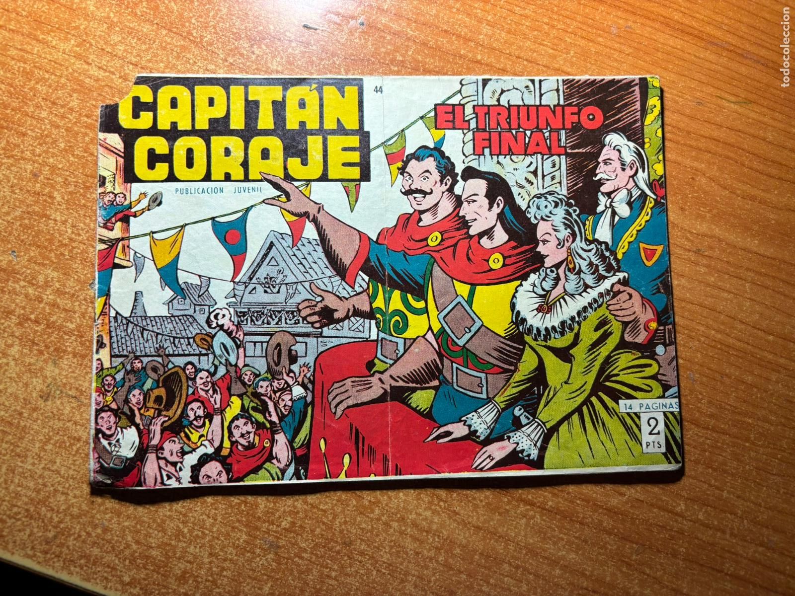 Tebeos: EL CAPITAN CORAJE N&ordm; 44 TORAY ORIGINAL ULTIMO NUMERO - Foto 1