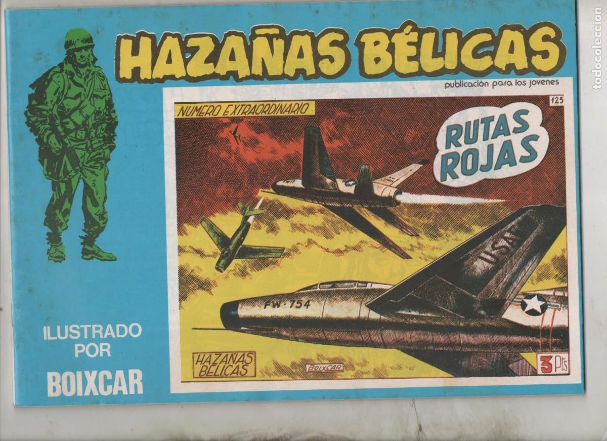 Tebeos: HAZA&Ntilde;AS BELICAS ILUSTRADO POR BOIXCAR N&ordm; 148 -C8