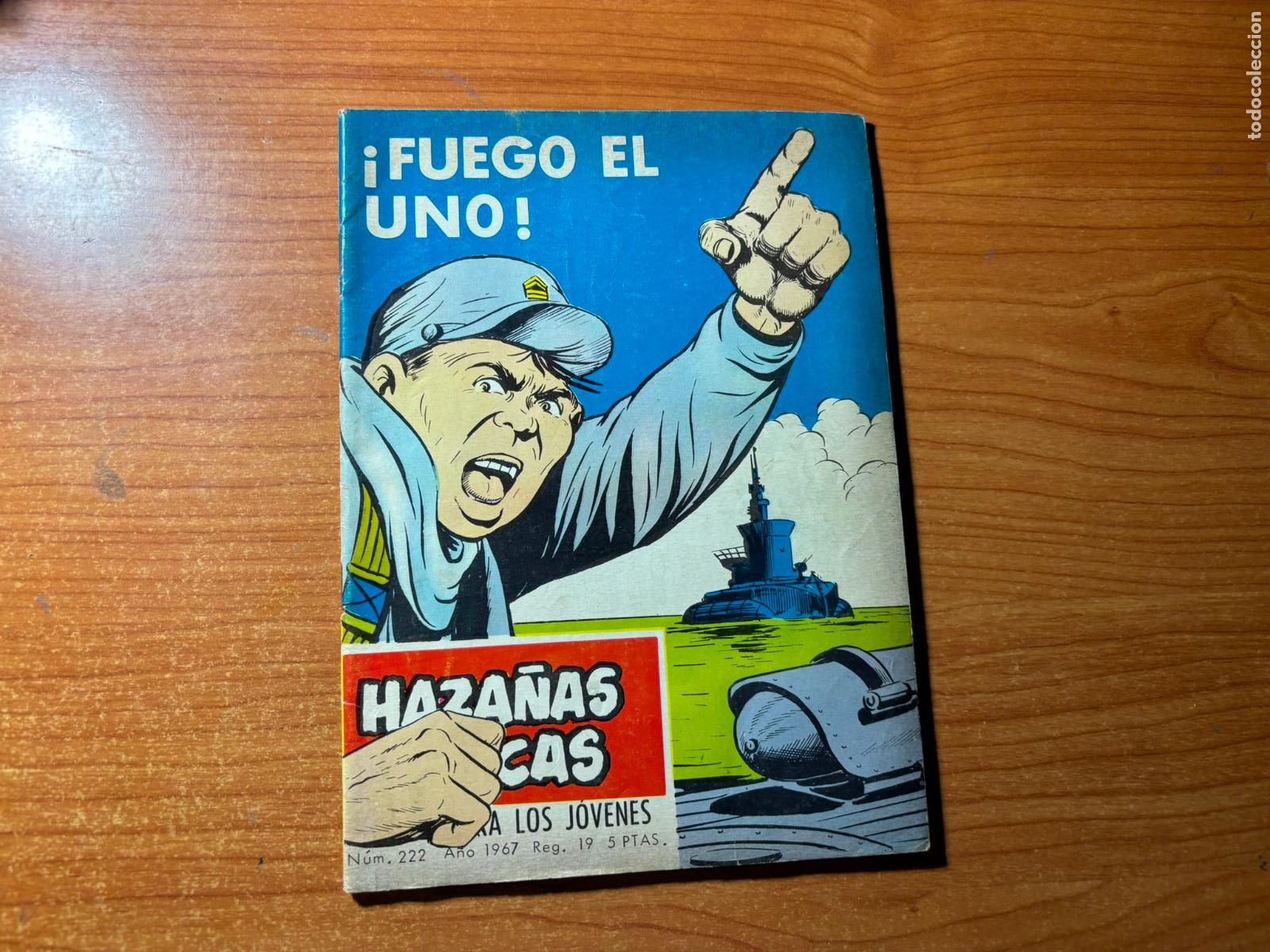Tebeos: HAZA&Ntilde;AS BELICAS N&ordm; 222 SARGENTO GORILA EDITORIAL TORAY