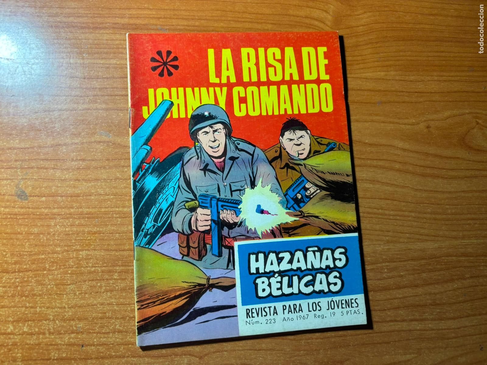 Tebeos: HAZA&Ntilde;AS BELICAS N&ordm; 223 SARGENTO GORILA EDITORIAL TORAY