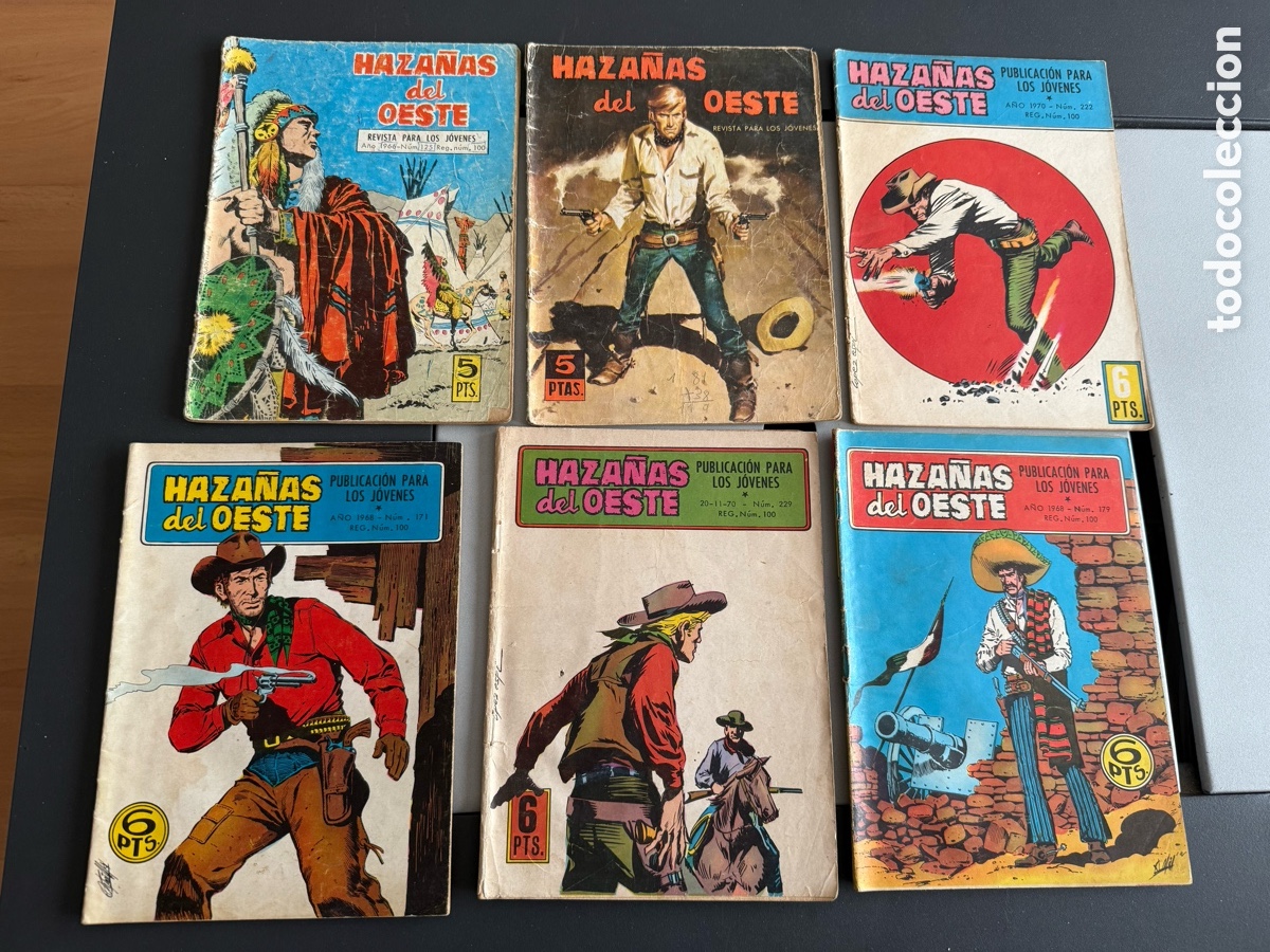 Tebeos: 6x HAZA&Ntilde;AS DEL OESTE. ED TORAY - Foto 1