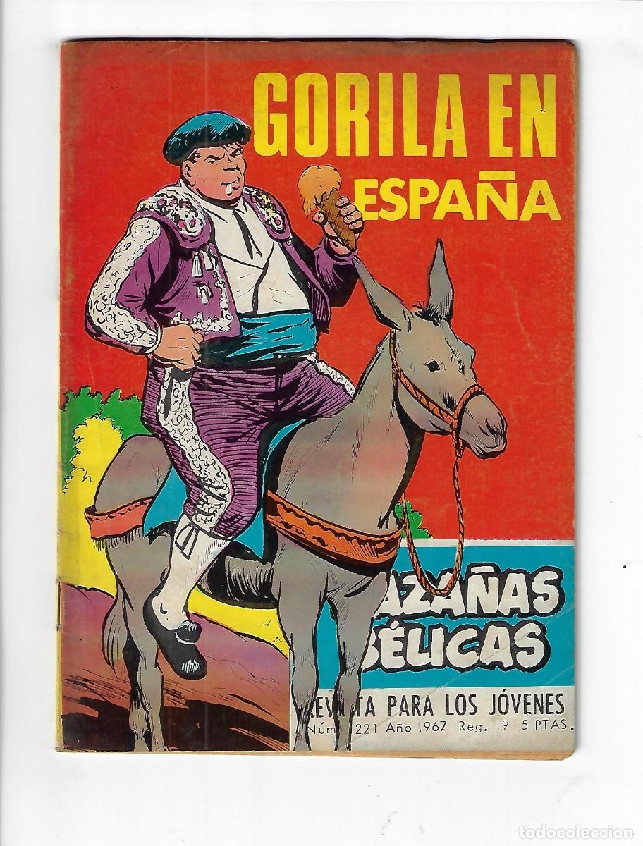 Tebeos: Toray. Haza&ntilde;as b&eacute;licas. 221. Extra rojo. Gorila.