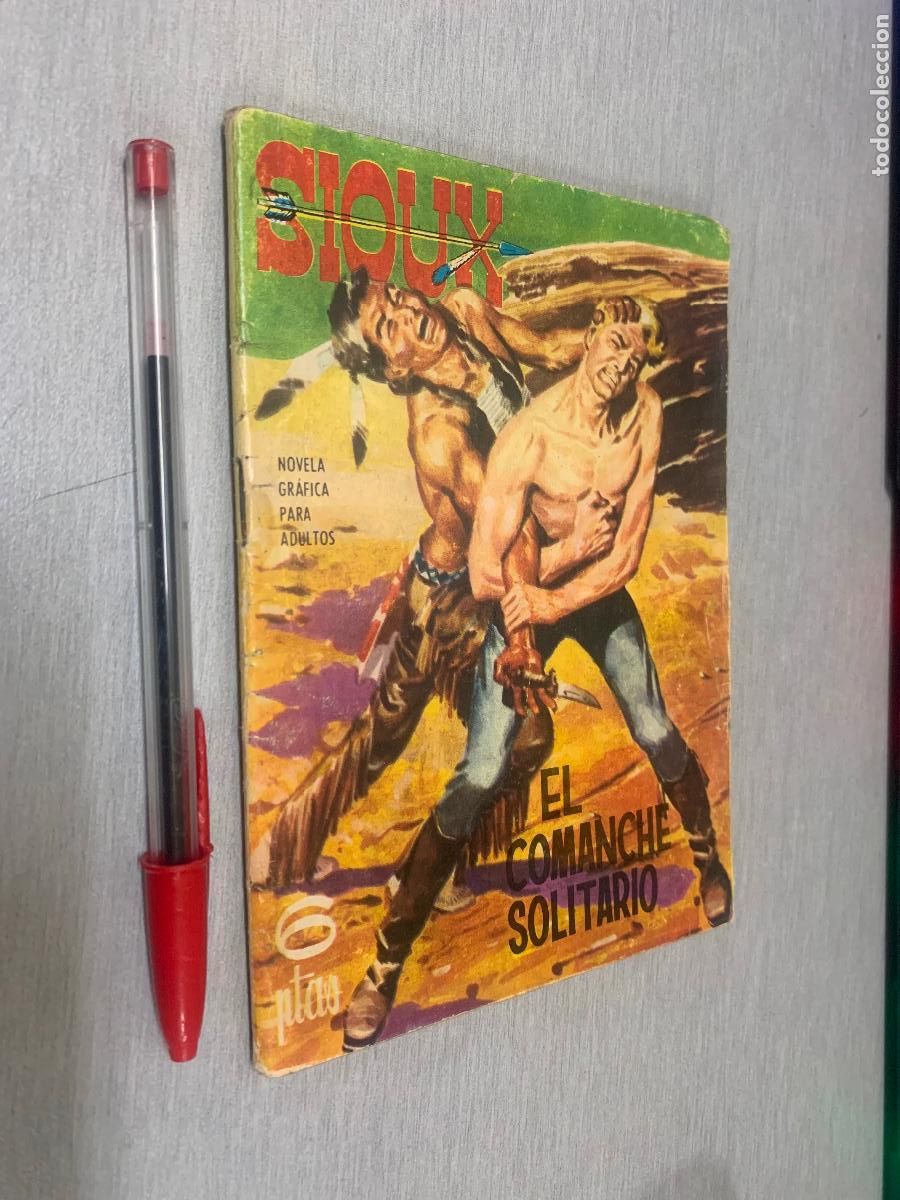 Tebeos: SIOUX N&ordm; 14: EL COMANCHE SOLITARIO / NOVELA GR&Aacute;FICA PARA ADULTOS - TORAY