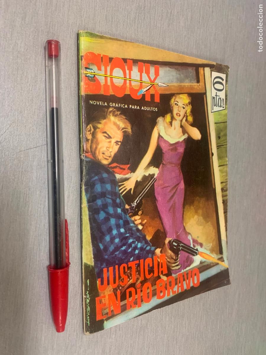 Tebeos: SIOUX N&ordm; 8: JUSTICIA EN R&Iacute;O BRAVO / NOVELA GR&Aacute;FICA PARA ADULTOS - TORAY