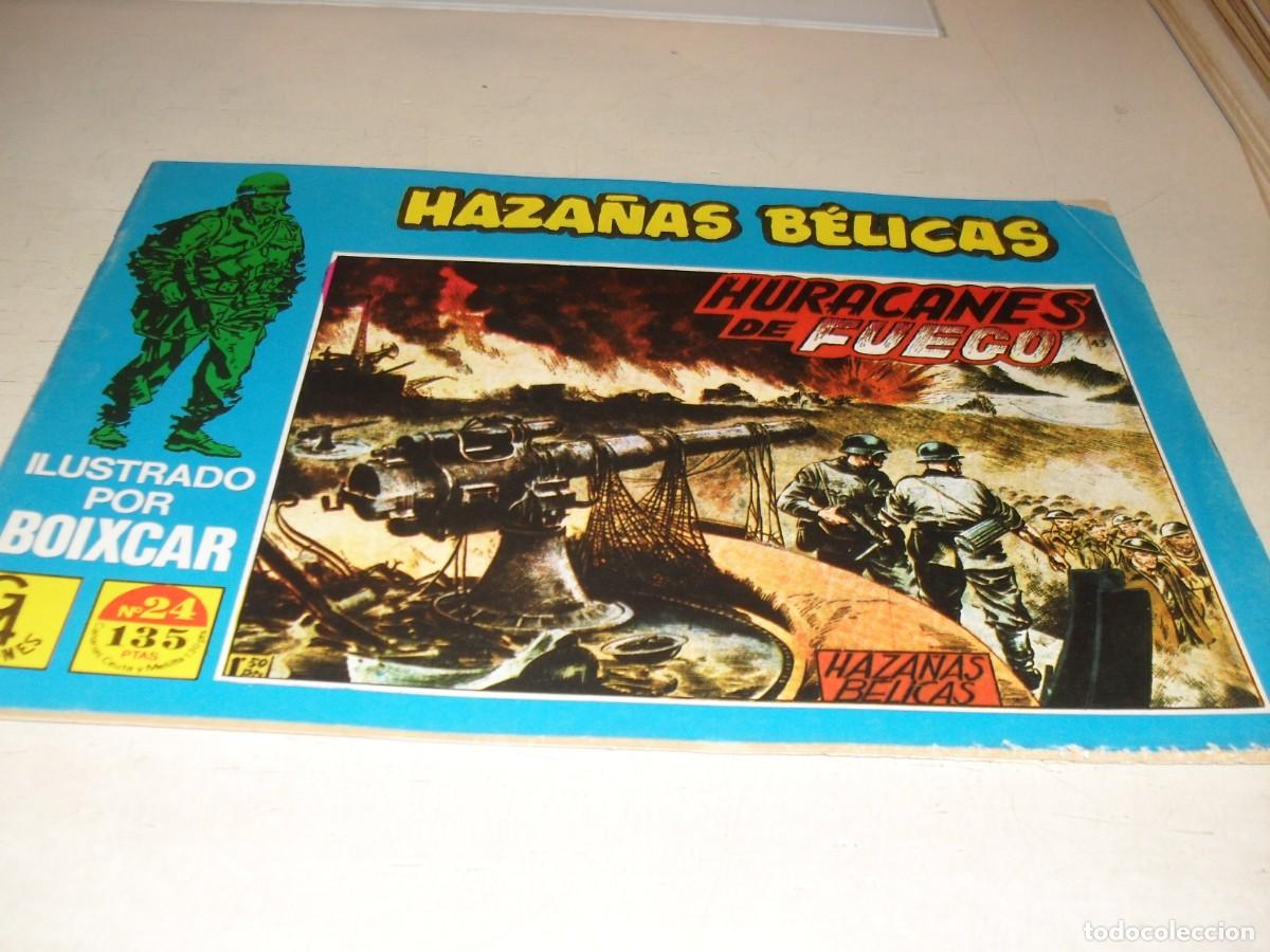 Tebeos: HAZA&Ntilde;AS BELICAS N&ordm; 24,HURACANES DE FUEGO,DE 24.G4 EDICIONES,1987