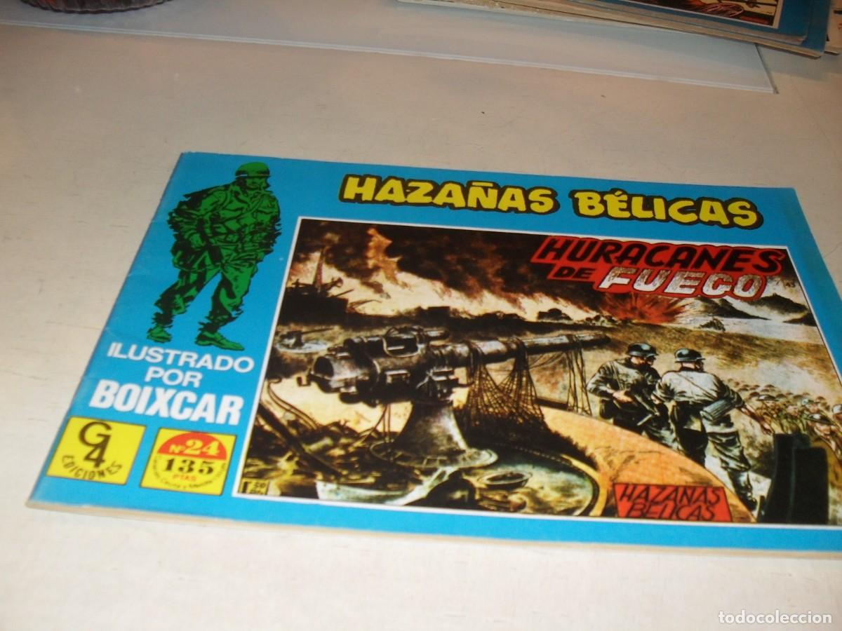 Tebeos: HAZA&Ntilde;AS BELICAS N&ordm; 24,HURACANES DE FUEGO,DE 24.G4 EDICIONES,1987