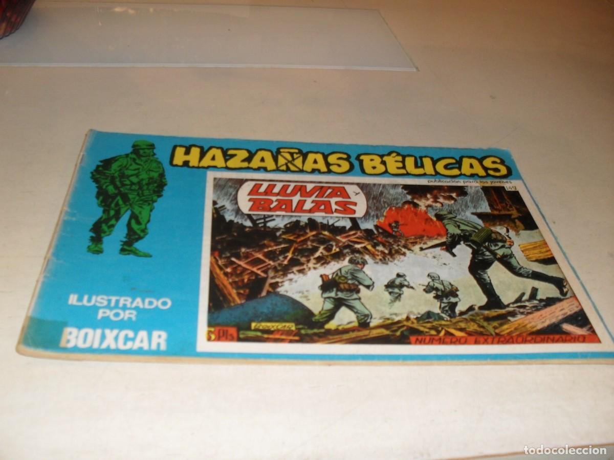 Tebeos: HAZA&Ntilde;AS BELICAS N&ordm; 157,LLUVIA DE BALAS,DE 187.URSUS,1973