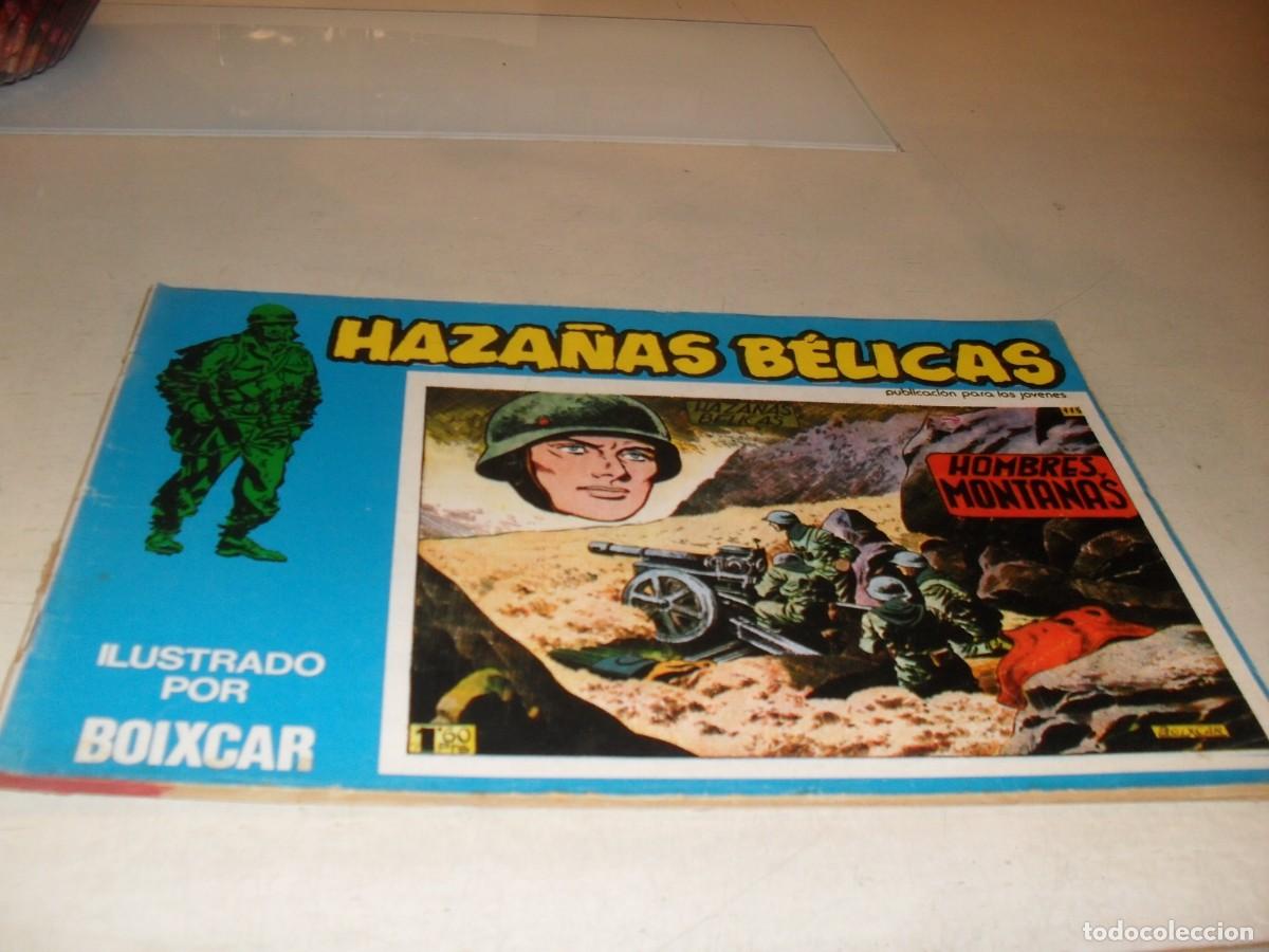 Tebeos: HAZA&Ntilde;AS BELICAS N&ordm; 144,EL HOMBRE DE LAS MONTA&Ntilde;AS,DE 187.URSUS,1973