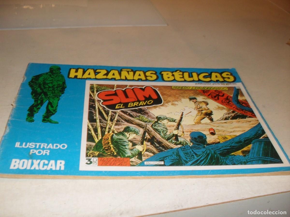 Tebeos: HAZA&Ntilde;AS BELICAS N&ordm; 142,SLIM,EL BRAVO,DE 187.URSUS,1973