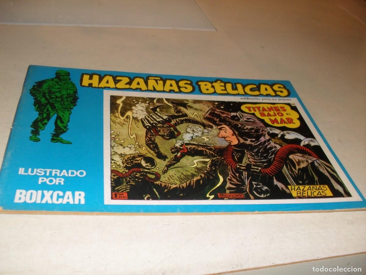 Tebeos: HAZA&Ntilde;AS BELICAS N&ordm; 134,TITANES BAJO EL MAR,DE 187.URSUS,1973