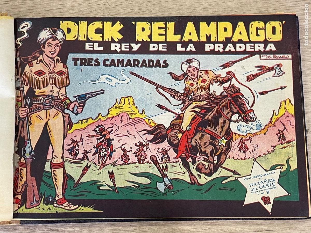Tebeos: Dick Relampago - El Rey de la Pradera - G Iranzo - Completa 28 n&uacute;m. - Foto 2