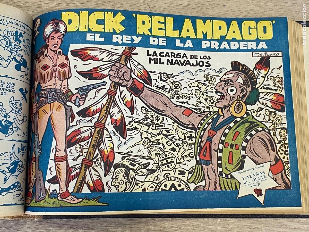 Tebeos: Dick Relampago - El Rey de la Pradera - G Iranzo - Completa 28 n&uacute;m. - Foto 3