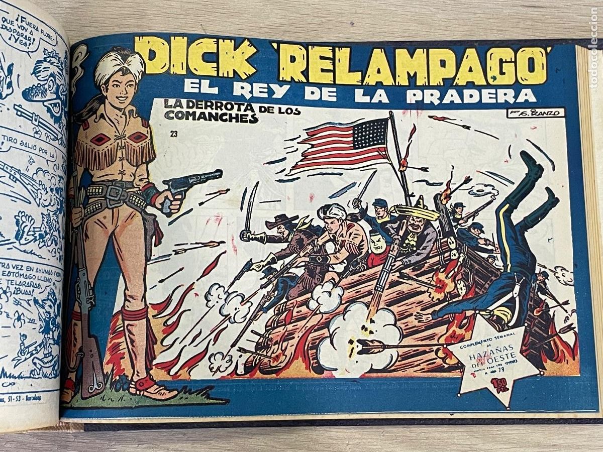 Tebeos: Dick Relampago - El Rey de la Pradera - G Iranzo - Completa 28 n&uacute;m. - Foto 4
