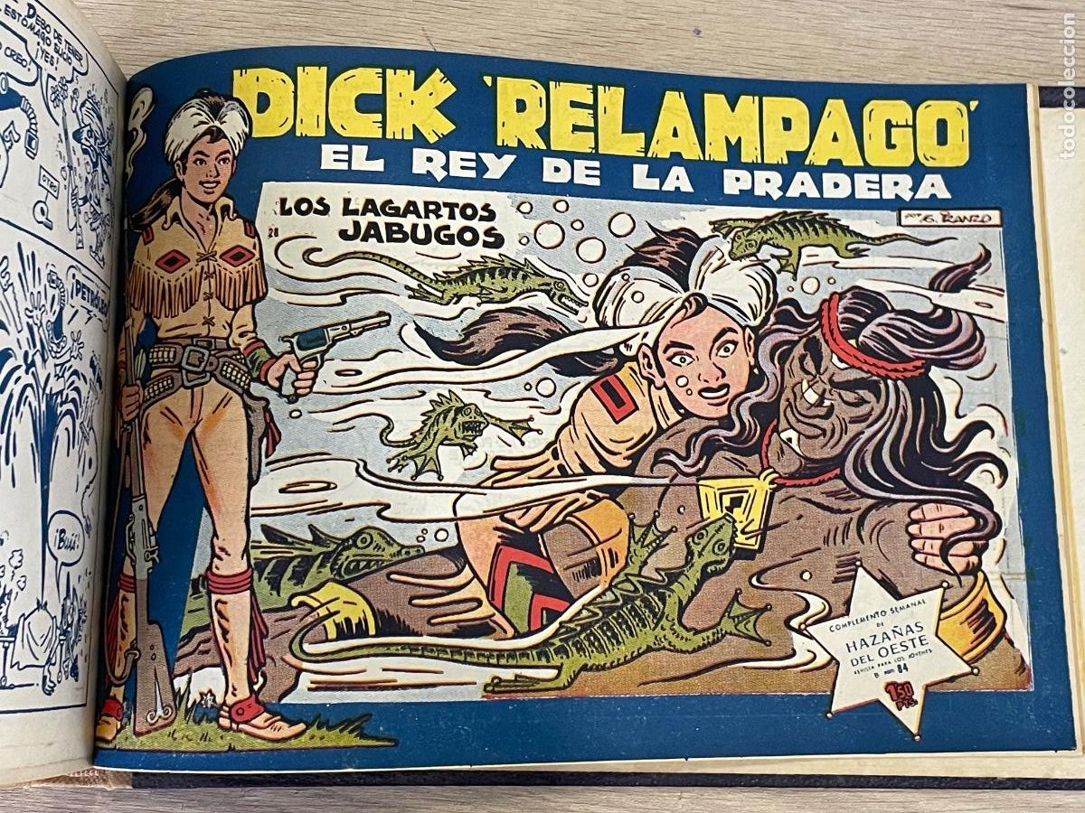 Tebeos: Dick Relampago - El Rey de la Pradera - G Iranzo - Completa 28 n&uacute;m. - Foto 5