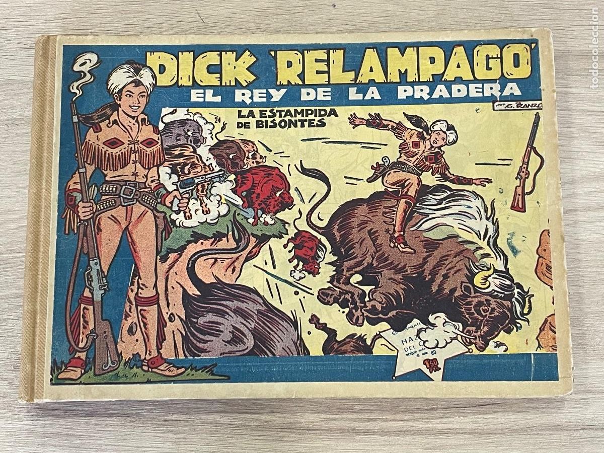Tebeos: Dick Relampago - El Rey de la Pradera - G Iranzo - Completa 28 n&uacute;m.