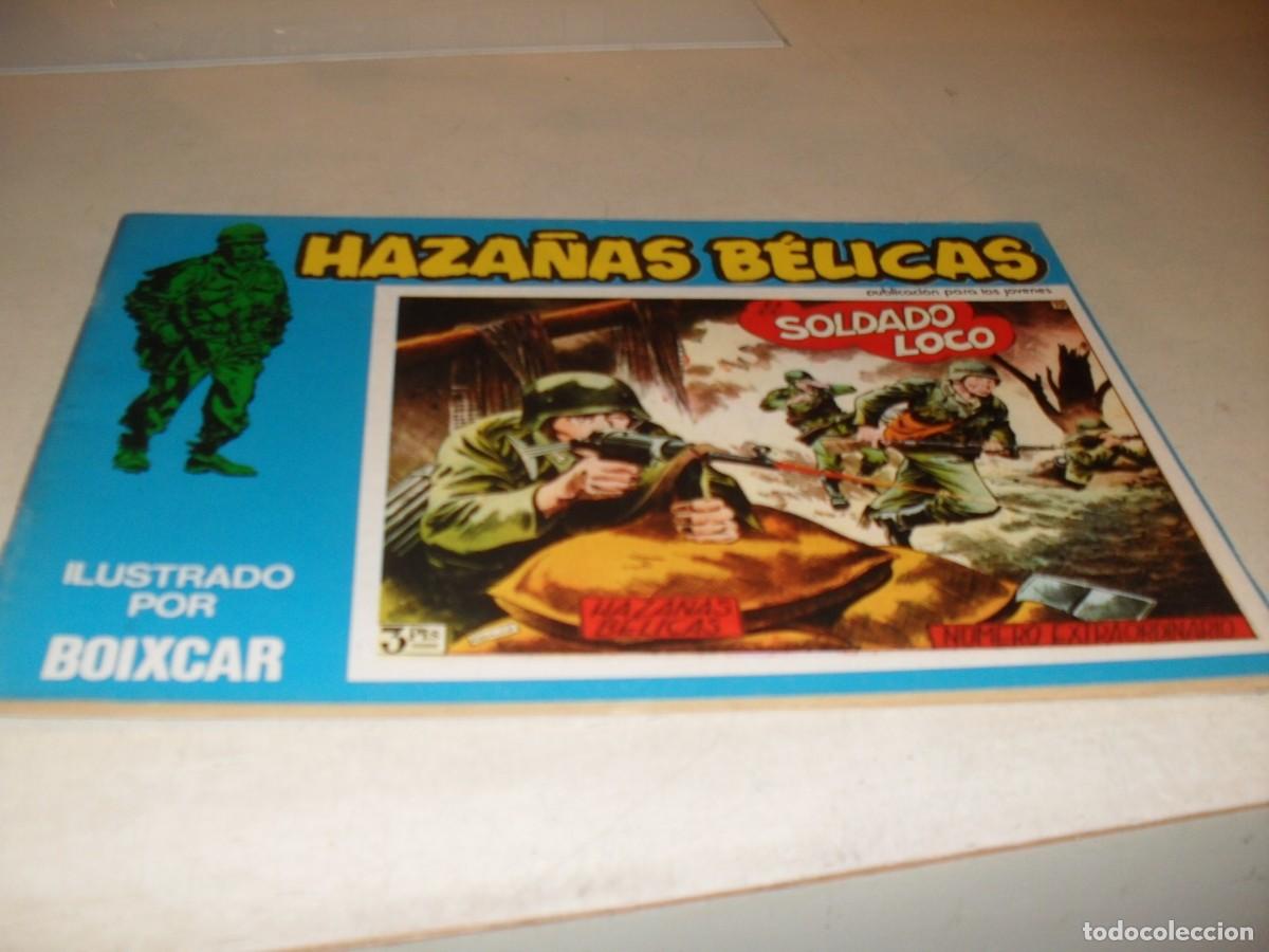 Tebeos: HAZA&Ntilde;AS BELICAS N&ordm; 132,EL SOLDADO LOCO,DE 187.URSUS,1973