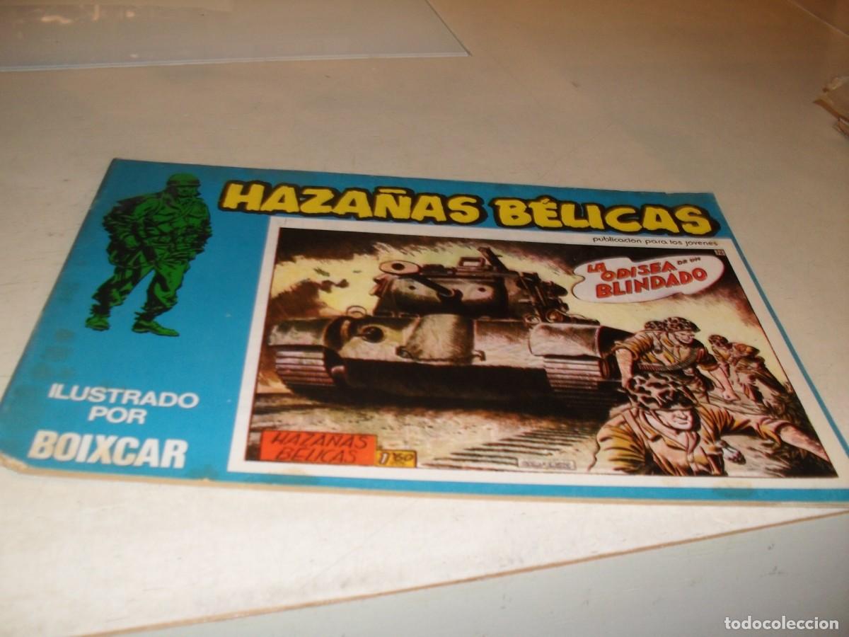 Tebeos: HAZA&Ntilde;AS BELICAS N&ordm; 123,LA ODISEA DEL BLINDADO,DE 187.URSUS,1973