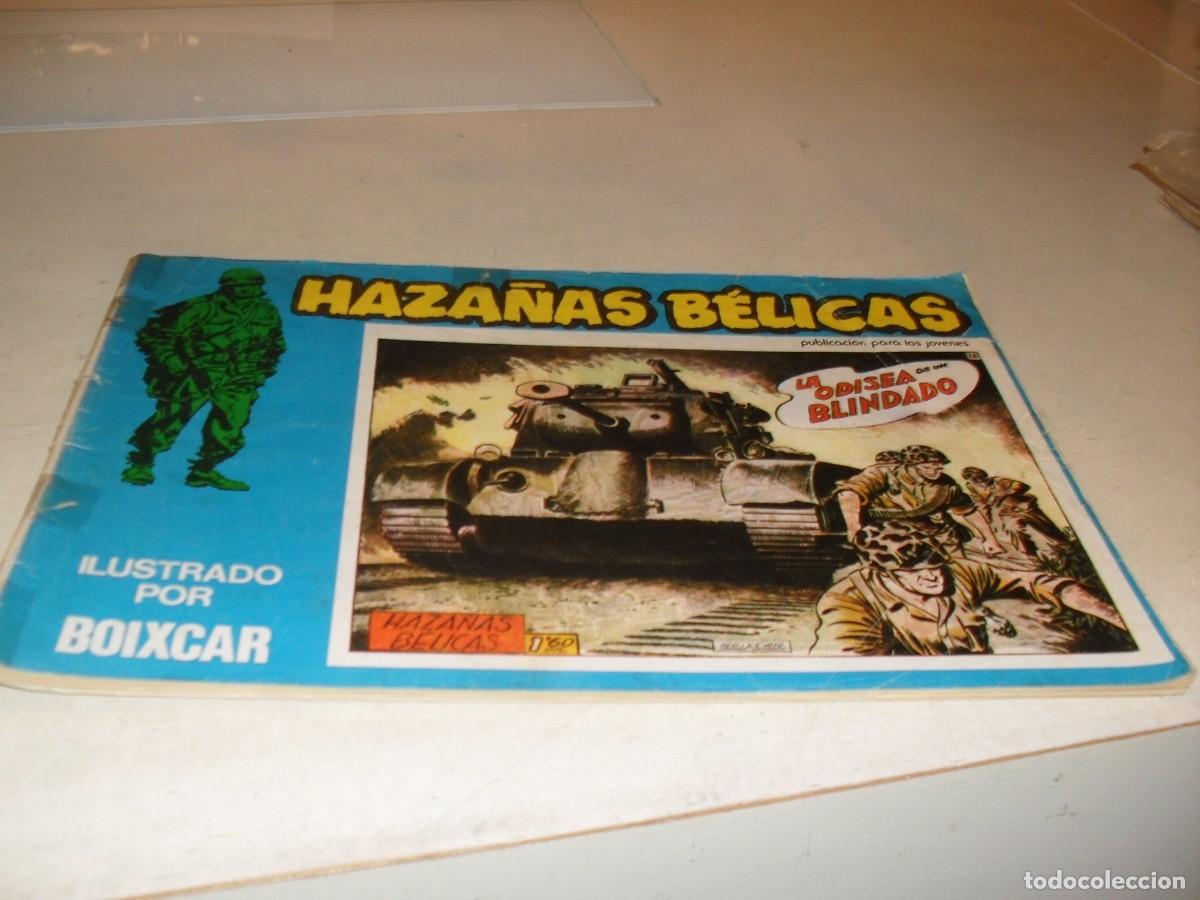 Tebeos: HAZA&Ntilde;AS BELICAS N&ordm; 123,LA ODISEA DEL BLINDADO,DE 187.URSUS,1973
