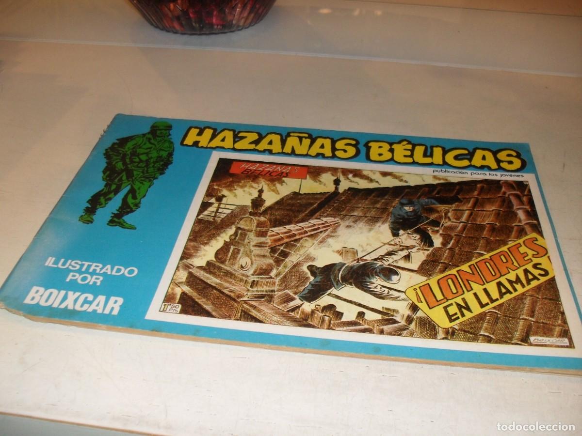 Tebeos: HAZA&Ntilde;AS BELICAS N&ordm; 112,LONDRES EN LLAMAS,DE 187.URSUS,1973