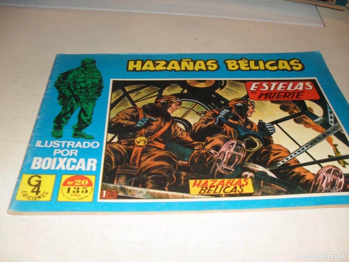 Tebeos: HAZA&Ntilde;AS BELICAS N&ordm; 20,DE 24,ESTELAS DE MUERTE.G4 EDICIONES,1987
