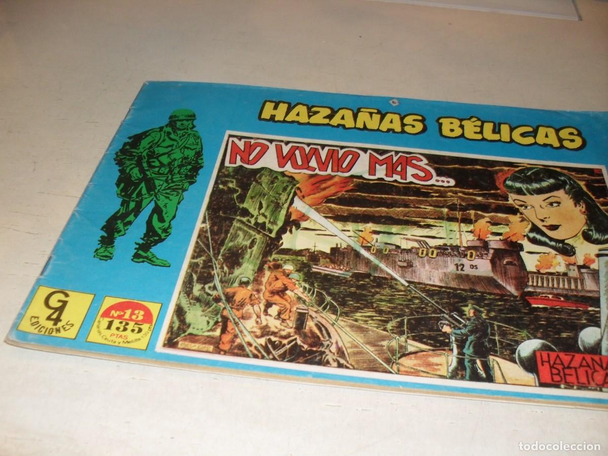 Tebeos: HAZA&Ntilde;AS BELICAS N&ordm; 13,DE 24,NO VOLVIO MAS.G4 EDICIONES,1987