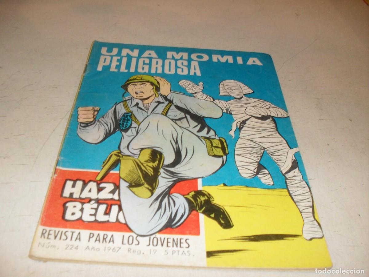 Tebeos: GORILA N&ordm; 224,DE 328,UNA MOMIA PELIGROSA,EN CONTRAPORTADA HISTORIA DE LA II GUERRA.TORAY,1965