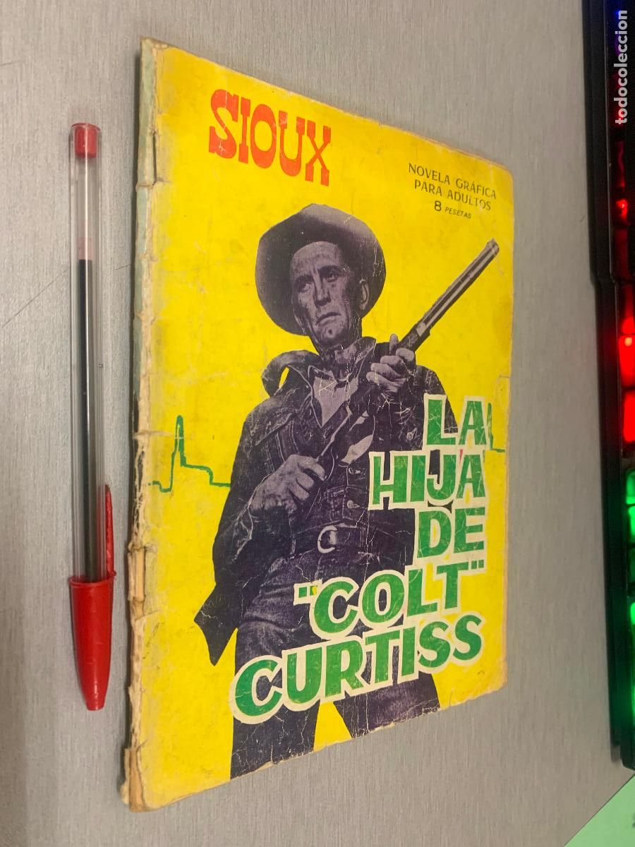 Tebeos: SIOUX N&ordm; 63: LA HIJA DEL COLT CURTISS / NOVELA GR&Aacute;FICA PARA ADULTOS - TORAY