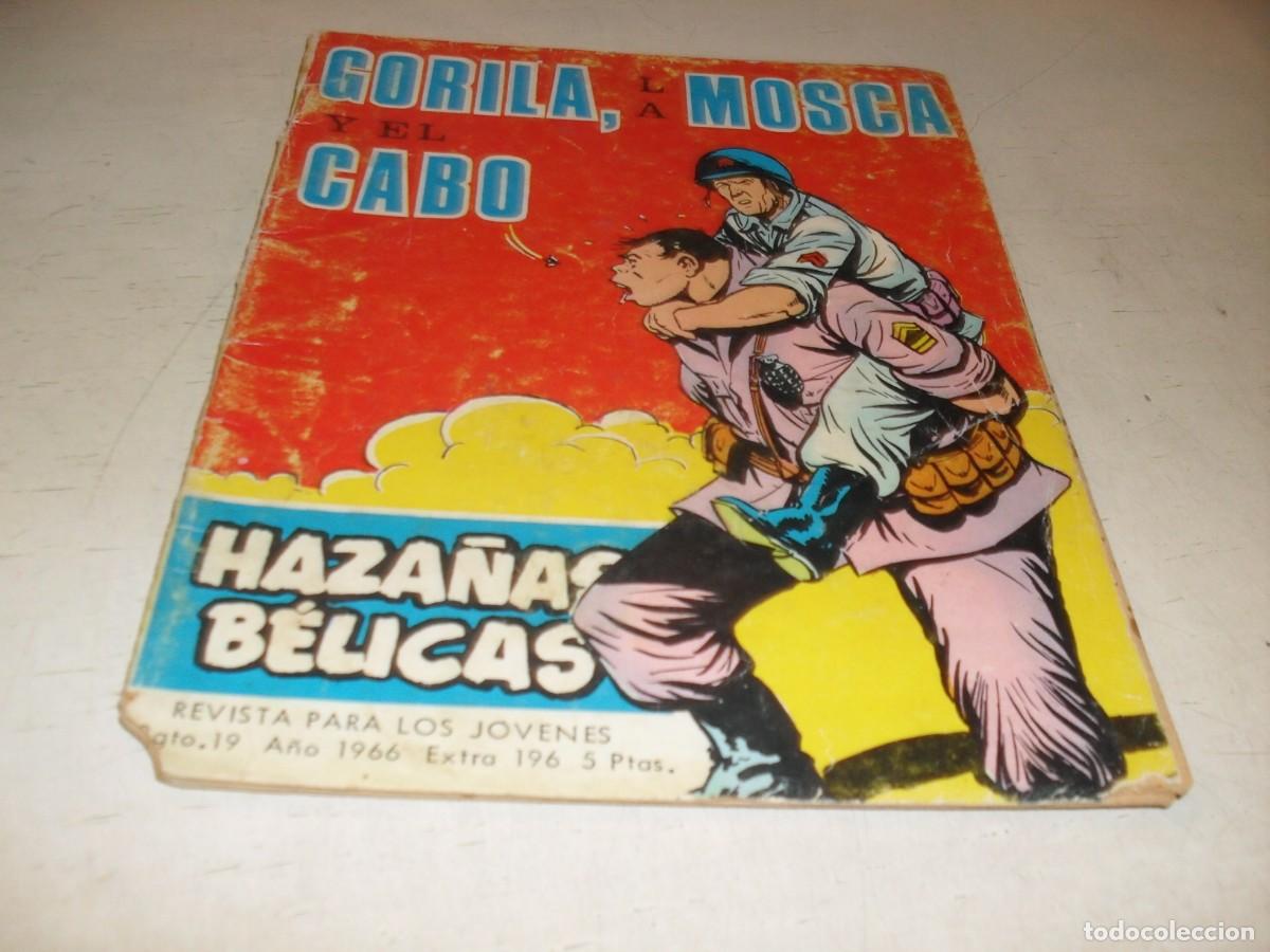 Tebeos: GORILA N&ordm; 196,DE 328,GORILA,LA MOSCA Y EL CABO,EN CONTRAPORTADA HISTORIA DE LA II GUERRA.TORAY,1965