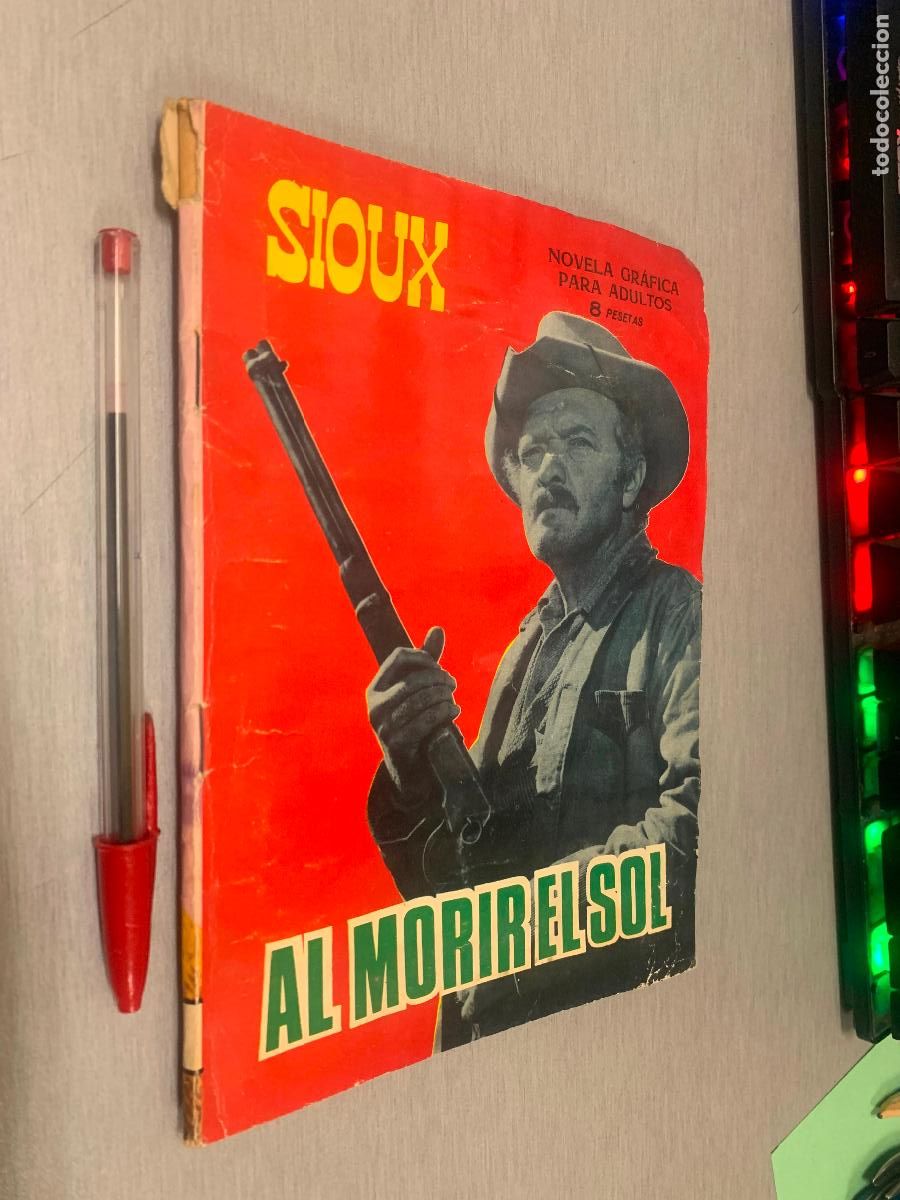 Tebeos: SIOUX N&ordm; 72: AL MORIR EL SOL / NOVELA GR&Aacute;FICA PARA ADULTOS - TORAY