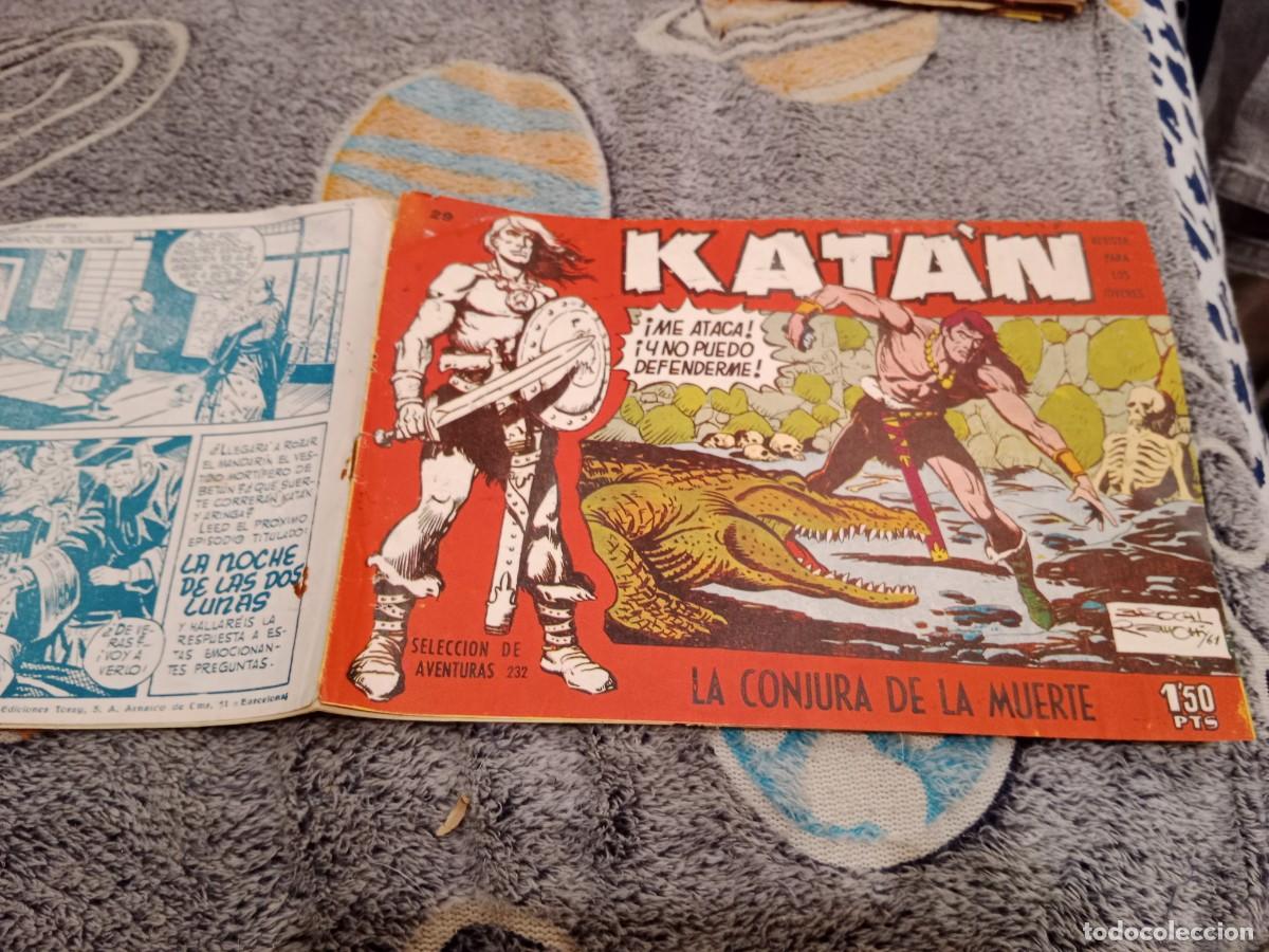 Tebeos: KATAN N&ordm; 29 LA CONJURA DE LA MUERTE - EDICIONES TORAY 1958 - ORIGINAL