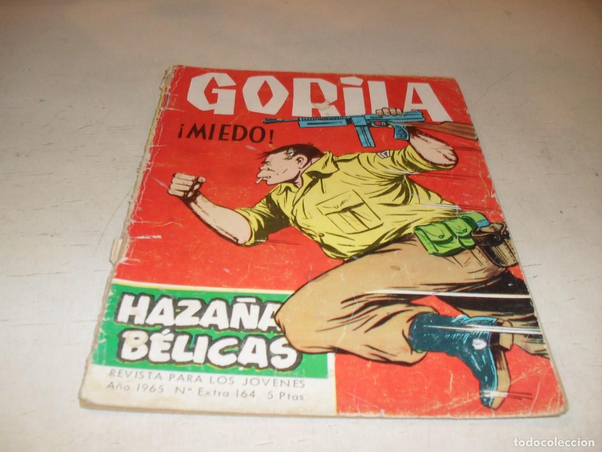 Tebeos: GORILA N&ordm; 144,DE 328,MIEDO,EN CONTRAPORTADA HISTORIA DE LA II GUERRA.TORAY,1965